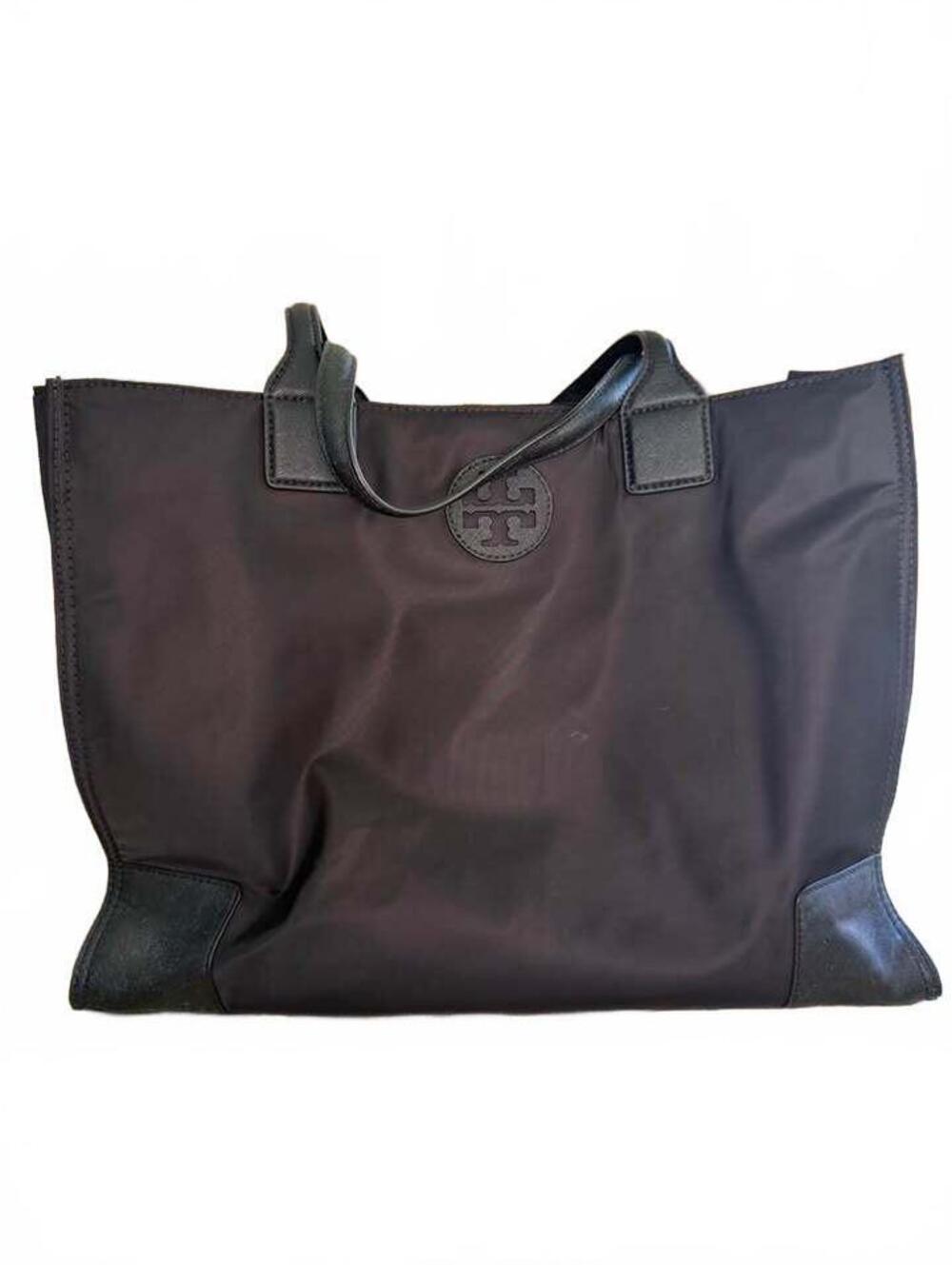 Tory Burch Black Nylon Ella Tote Bag
